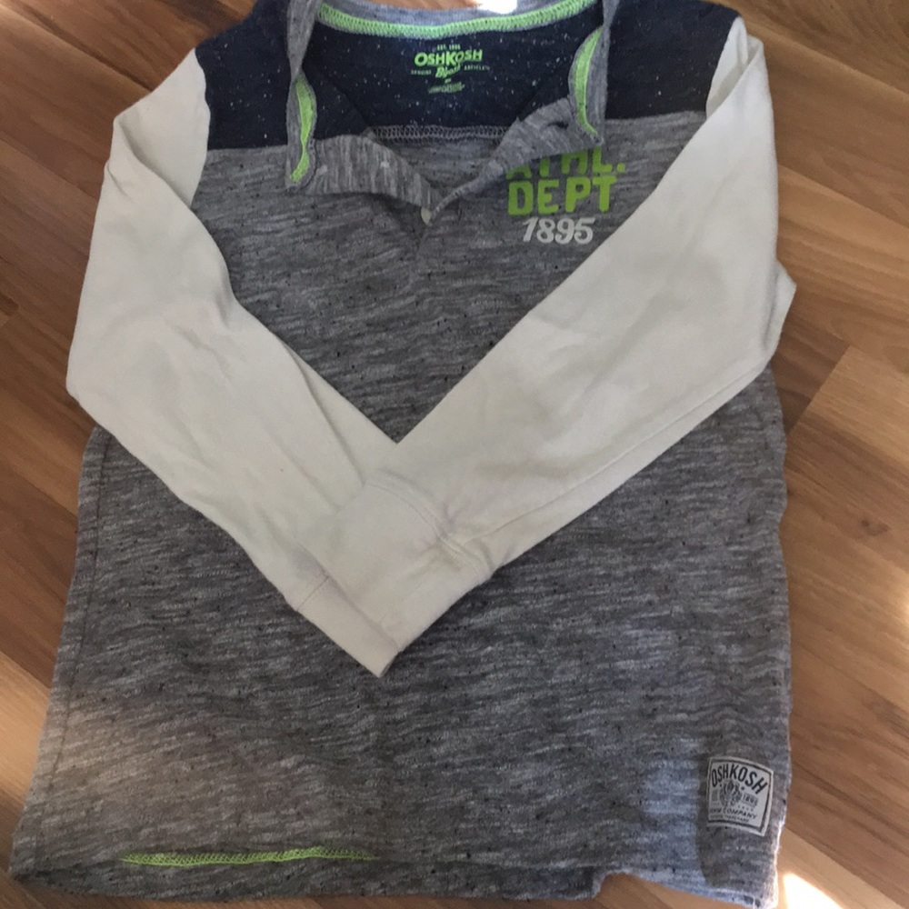 Boys long sleeved shirt.